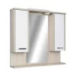 TMP ZX - SONOMA - Tükrös fürdőszobai szekrény LED világítással - 95 x 80 cm