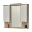 TMP ZX - SONOMA - Tükrös fürdőszobai szekrény LED világítással - 95 x 80 cm