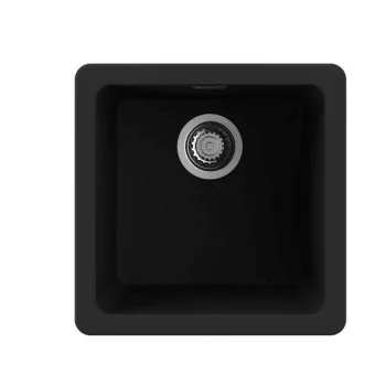   NODOR - Gránit mosogatótálca NorGranite 40.40 1B BK fekete