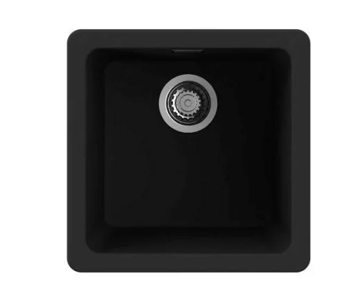 NODOR - Gránit mosogatótálca NorGranite 40.40 1B BK fekete