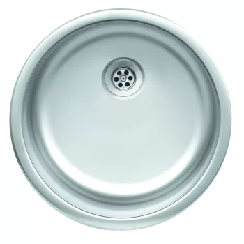 EVIDO RONDO natúr rozsdamentes acél mosogató, 446 mm