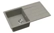 EVIDO EASY 45 S gránit mosogató, 760 x 440 mm, platina