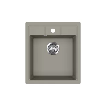 EVIDO EASY 45 gránit mosogató, 460 x 515 mm, platina