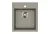 EVIDO EASY 45 gránit mosogató, 460 x 515 mm, platina