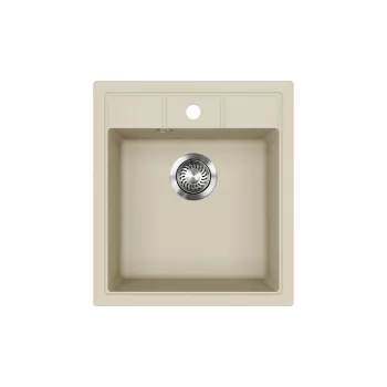 EVIDO Easy 45 gránit mosogató, 460 x 515 mm, bézs