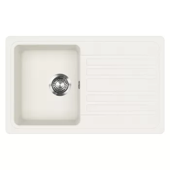 EVIDO HOME 45 S gránit mosogató, 765 x 460 mm, fehér