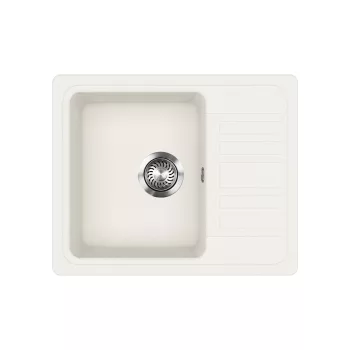   EVIDO HOME 45 S Compact gránit mosogató, 575 x 460 mm, fehér
