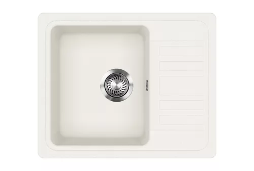 EVIDO HOME 45 S Compact gránit mosogató, 575 x 460 mm, fehér