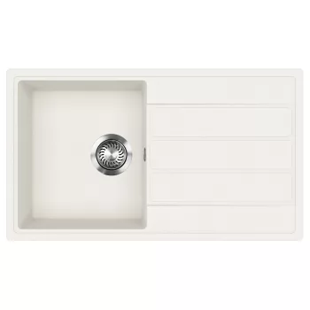 EVIDO EASY 45 S gránit mosogató, 760 x 440 mm, fehér