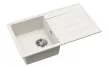 EVIDO EASY 45 S gránit mosogató, 760 x 440 mm, fehér