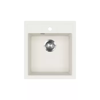EVIDO EASY 45 gránit mosogató, 460 x 515 mm, fehér