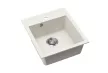 EVIDO EASY 45 gránit mosogató, 460 x 515 mm, fehér