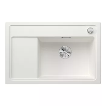   BLANCO ZENAR XL 6 S Compact SILGRANIT mosogató, jobbos, fehér, lefolyó-távműködtetővel