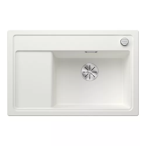 BLANCO ZENAR XL 6 S Compact SILGRANIT mosogató, jobbos, fehér, lefolyó-távműködtetővel