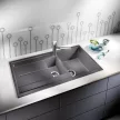 BLANCO METRA 6 S SILGRANIT mosogató, fekete