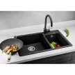 BLANCO LEGRA 8 SILGRANIT mosogató, balos, fehér