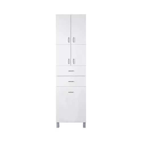 Viva STYLE fürdőszobai ÁLLÓSZEKRÉNY 192 magas szennyestartós - 50 x 35 x 192 cm