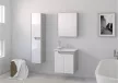 Piramida AKVA 60 H Tükrös fürdőszobai szekrény -1 ajtós kivitel - LED világítással - 60 x 69 x 13 cm