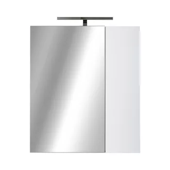   Piramida AKVA 60 R Tükrös fürdőszobai szekrény -2 ajtós kivitel - LED világítással - 60 x 69 x 13 cm