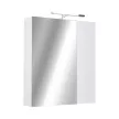 Piramida AKVA 60 R Tükrös fürdőszobai szekrény -2 ajtós kivitel - LED világítással - 60 x 69 x 13 cm