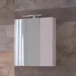 Piramida AKVA 60 R Tükrös fürdőszobai szekrény -2 ajtós kivitel - LED világítással - 60 x 69 x 13 cm