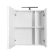 Piramida AKVA 60 R Tükrös fürdőszobai szekrény -2 ajtós kivitel - LED világítással - 60 x 69 x 13 cm