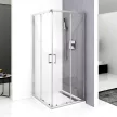 Viva AQUA Max Zuhanykabin SZÖGLETES - 6 mm víztiszta vízlepergető üveg - 80 x 80 x 190 cm
