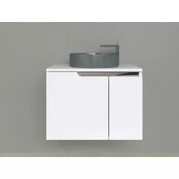   Piramida EURIDIKA fali fürdőszobabútor - mosdópult mosdó nélkül -2 ajtós - 74 x 48 x 53 cm