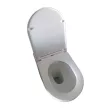 Eros ES OVAL - padlón álló WC - ülőkével komplett - perem nélküli öblítés - alsó/ hátsó kifolyású