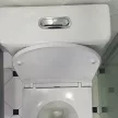 Eros ES AVVA monoblokk WC - perem nélküli - WC ülőkével komplett