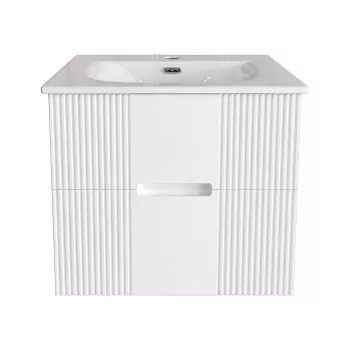  TMP MODENA 60 fali függesztett fürdőszobabútor - SKY E-8099-60 porcelán mosdóval - 61 x 46 x 52 cm