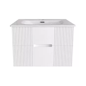   TMP MODENA 75 fali függesztett fürdőszobabútor - SKY E-8099-75 porcelán mosdóval - 75 x 46 x 55 cm