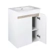 TMP VISION LONG 60 fali függesztett fürdőszobai bútor - SKY E-8099-60 mosdóval- 61 x 46 x 74 cm
