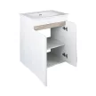 TMP VISION LONG 60 fali függesztett fürdőszobai bútor - SKY E-8099-60 mosdóval- 61 x 46 x 74 cm