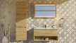 TMP NORD CRAFT fali függesztett ÁLLÓSZEKRÉNY - 150 x 38 cm