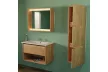 TMP NORD CRAFT 60 fali függesztett fürdőszobabútor - SKY E-8099-60 porcelán mosdóval- 61 x 46 cm