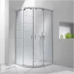 Vela Banyo TMP zuhanykabin - 80 ÍVES - 5 mm víztiszta vízlepergető üveggel - 80 x 80 x 190 cm