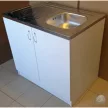 800X600 Komplett 1 medencés nyílóajtós mosogatószekrény FEHÉR