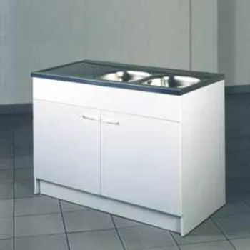 Óriás 1200x600 nyílóajtós mosogatószekrény FEHÉR
