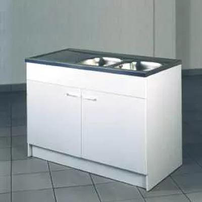 Óriás 1200x600 nyílóajtós mosogatószekrény FEHÉR