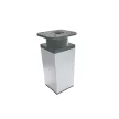 Uni bútorláb 60 mm ezüst
