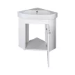 VivaStyle ARDA fali sarokszekrény CeraStyle ARDA porcelán sarokmosdóval 46 x 46 cm - JOBBOS