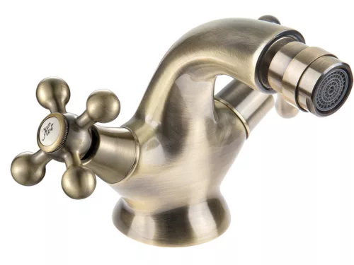 LAVEO STILO bidécsap click-clack leeresztővel, antik bronz