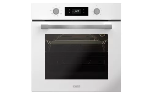 EVIDO LEVEL PRO 60W multifunkciós sütő, 60 cm, fehér, AirFry és Pizza funkcióval