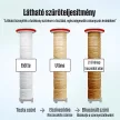 POSEION BT100® Prémium koreai revitalizáló zuhanyfej vízszűrővel, mágneses-ionizáló technológiával, szürke