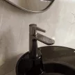 LAVEO CONE álló mosdócsap click-clack leeresztővel, grafit