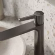 LAVEO CONE álló magas mosdócsap click-clack leeresztővel, grafit