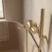 LAVEO CONE kádcsap zuhanyszettel, egykaros, pezsgőarany