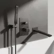 LAVEO TORES kádcsap szett rejtett fali beépítésre, grafit