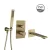 LAVEO TORES kádcsap szett rejtett fali beépítésre, szatin arany